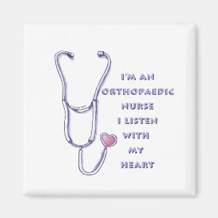 Stethoscope heart Orthopaedic Nurse Magnet