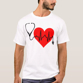 Stethoscope Heartbeat Heart T-Shirt