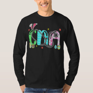 Stethoscope Love Cna Life Nurse Bunny Easter Day T-Shirt