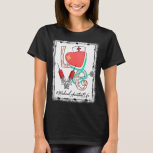 Stethoscope Medical Assistant Life Nurse Bunny Eas T-Shirt