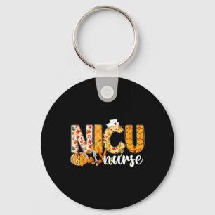 Stethoscope NICU Nurse Fall Yall Autumn Leaves Tha Key Ring