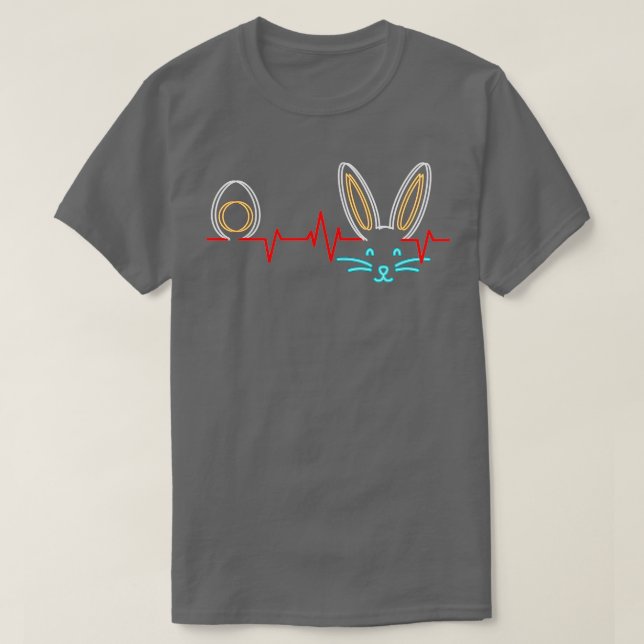 Stethoscope Nurse Doctor Easter Cute RN CNA Gift  T-Shirt (Design Front)