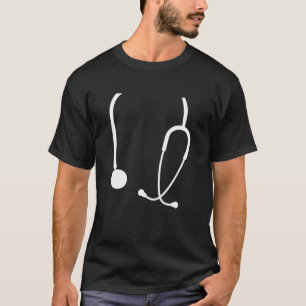 Stethoscope Nurse Doctor Funny Nurse T-Shirt
