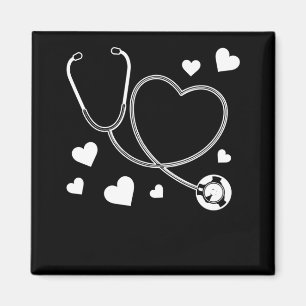 Stethoscope Nurse Love Hospital Magnet