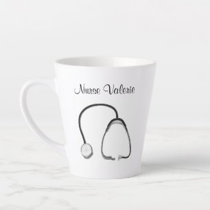 Stethoscope Nurses Doctors Latte Mug