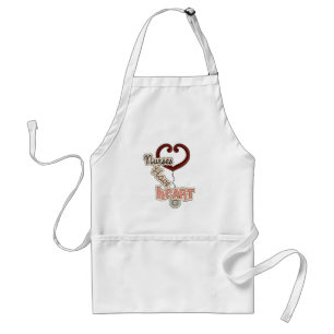 Stethoscope Nurses Have Heart T-shirts and GIfts Standard Apron
