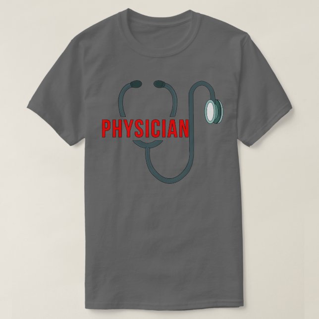 Stethoscope Physician T-Shirt (Design Front)