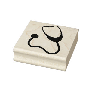 Stethoscope Rubber Stamp
