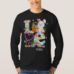 Stethoscope Scrub Cna Nurse Life Easter Day Cute B T-Shirt