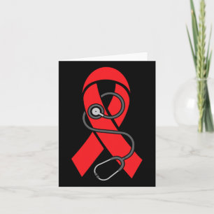 Stethoscope- Sickle Cell Anaemia Awareness Support Card