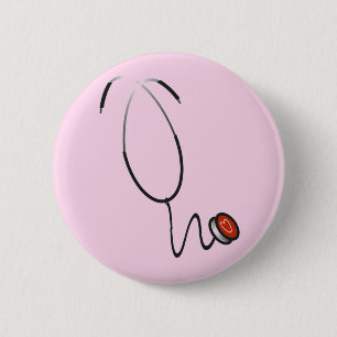 Stethoscope Tshirts and Gifts 6 Cm Round Badge