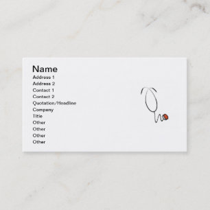 Stethoscope Tshirts and Gifts Business Card