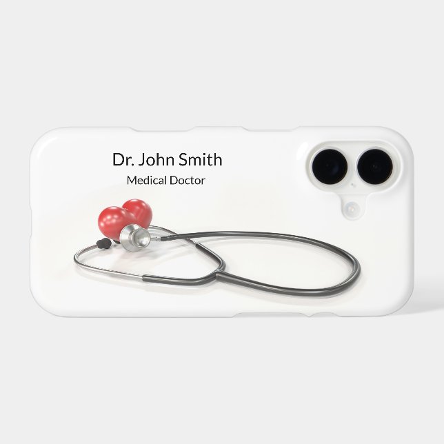 Stethoscope with Heart | Medical Care & Healthcare (Back (Horizontal))