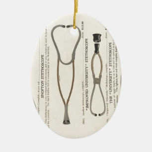 Stethoscopes Ceramic Tree Decoration