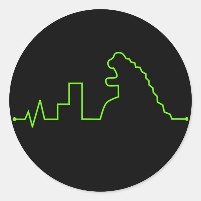 Stetozilla Classic Round Sticker (Front)