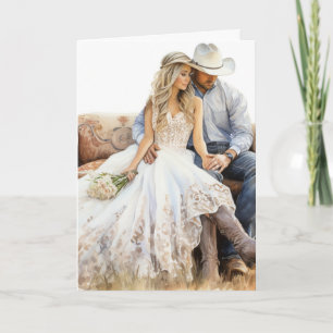 Stetson & Lace Wedding: Stetson Serenade Card