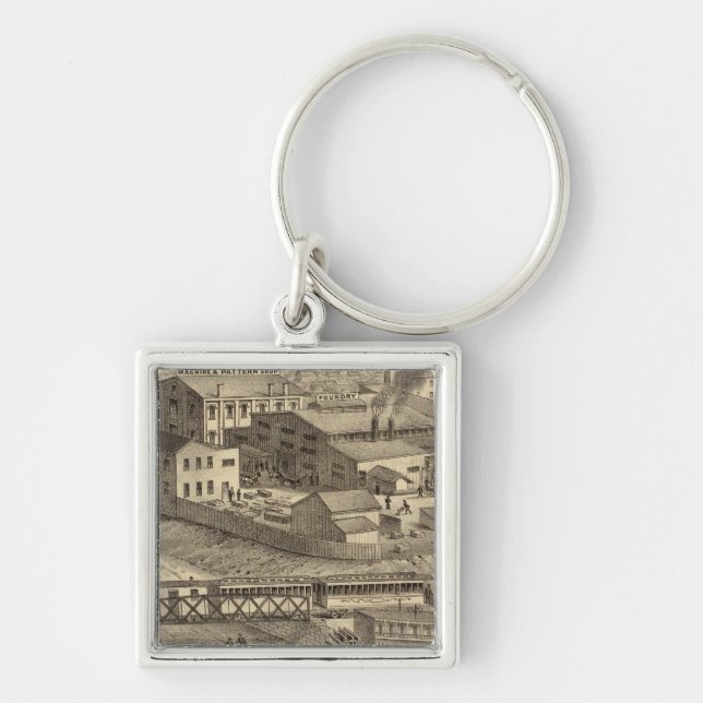 Steubenville Foundry and Machine Works Key Ring (Front)