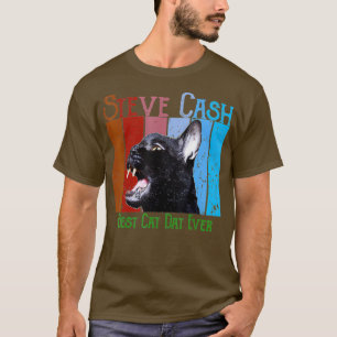 Steve cash best cat dad ever T-Shirt