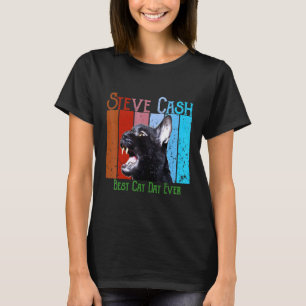Steve Cash Best Cat Dad Ever T-Shirt