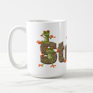 Steve & frogs Mug