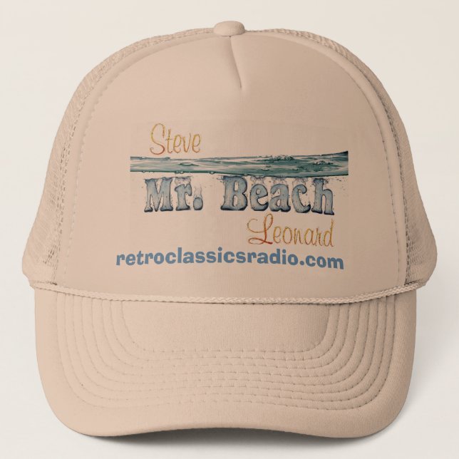 Steve "Mr. Beach" Leonard Trucker Hat (Front)
