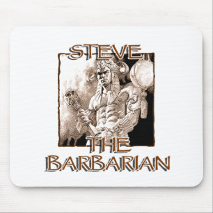 Steve The Barbarian Mouse Pad