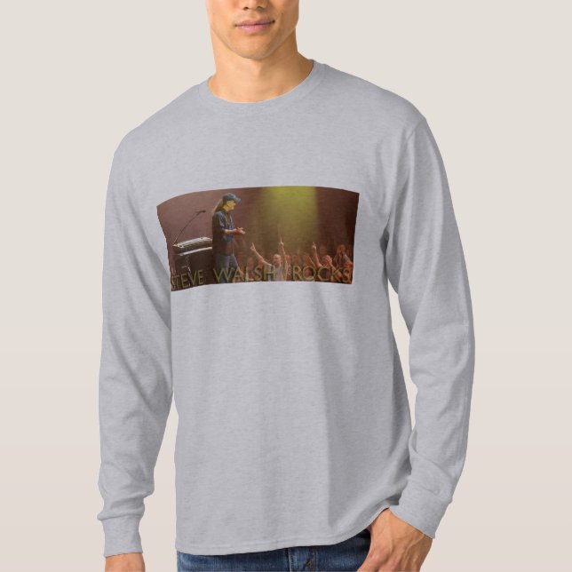 Steve Walsh  Long Sleeve Concert T-Shirt (Men's) (Front)