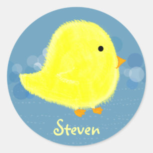 Steven Baby Chick Sticker