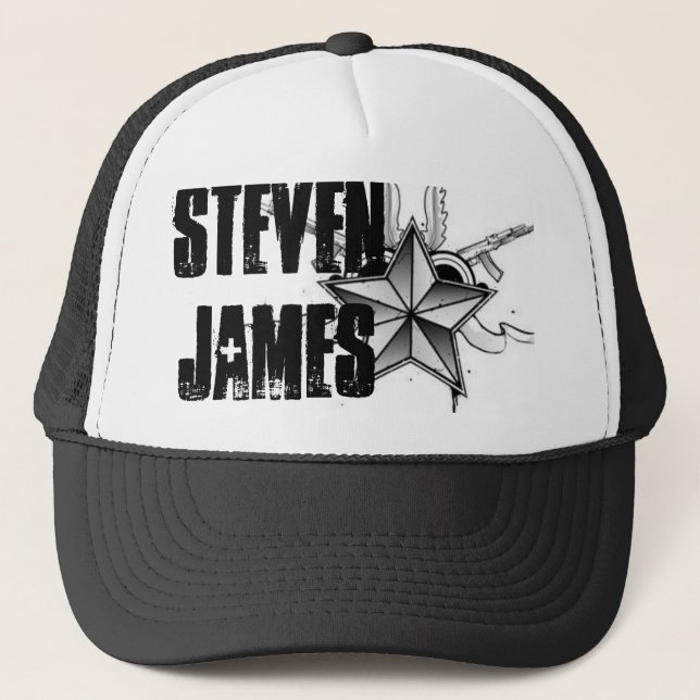 Steven James Trucker Hat (Front)