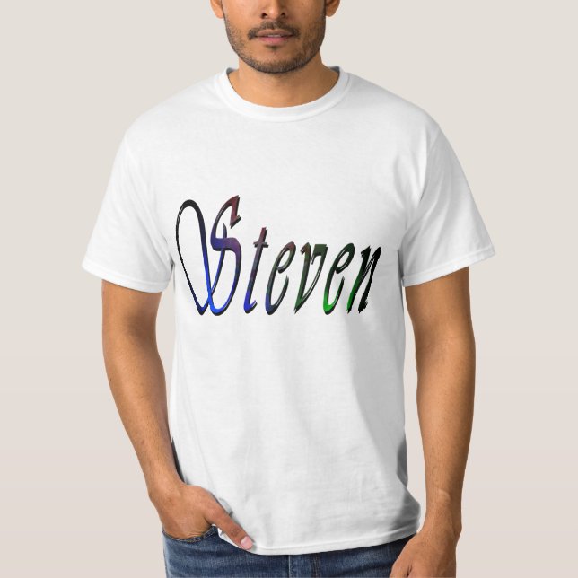 Steven Name Logo, T-Shirt (Front)