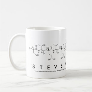 Steven peptide name mug
