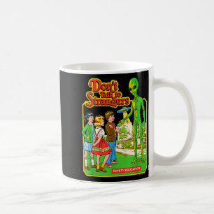 Steven Rhodes Don't Talk To Strangers Alien Retro  Coffee Mug