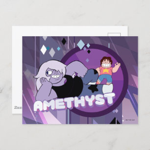 Steven Universe   Amethyst Character Graphic Postcard