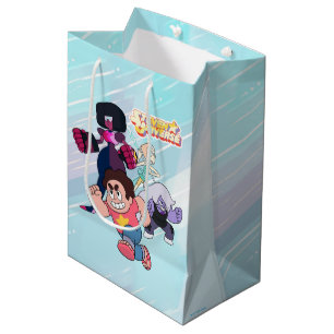 Steven Universe Crystal Gem Group Action Medium Gift Bag