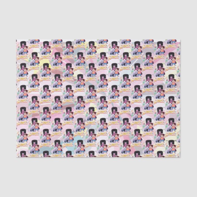 Steven Universe | Crystal Gem Group Huddle Tissue Paper (Front)