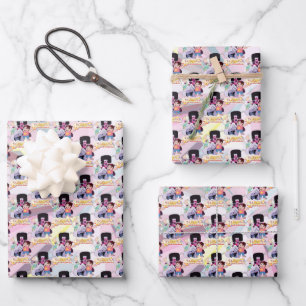 Steven Universe   Crystal Gem Group Huddle Wrapping Paper Sheet