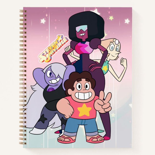 Steven Universe | Crystal Gem Group Pose Notebook (Front)