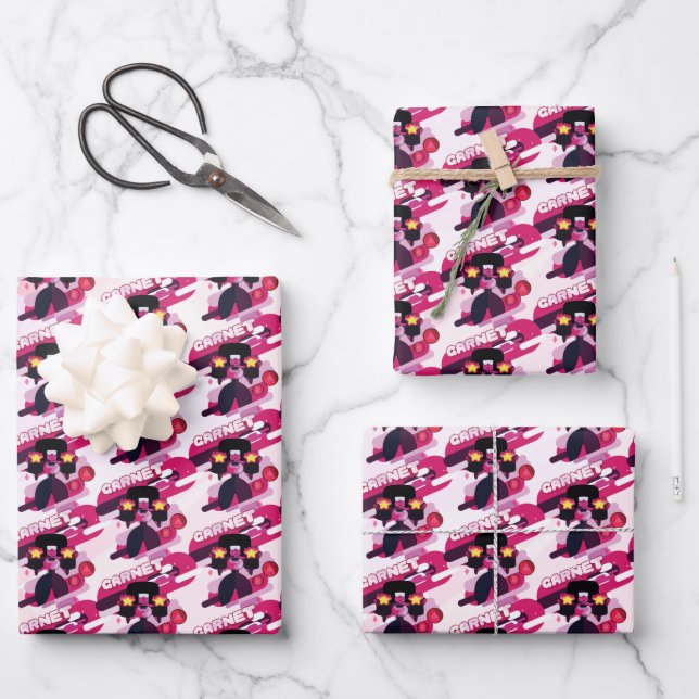 Steven Universe | Garnet Character Graphic Wrapping Paper Sheet (Front)