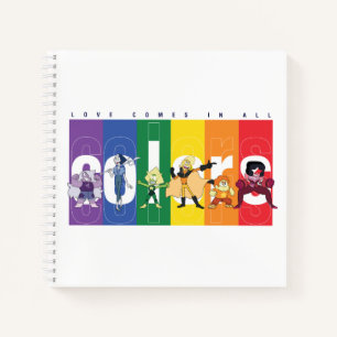 Steven Universe - Love Comes In All Colors Notebook