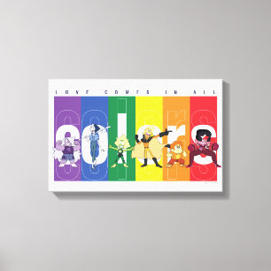Steven Universe - Love Comes In All Colours Canvas Print