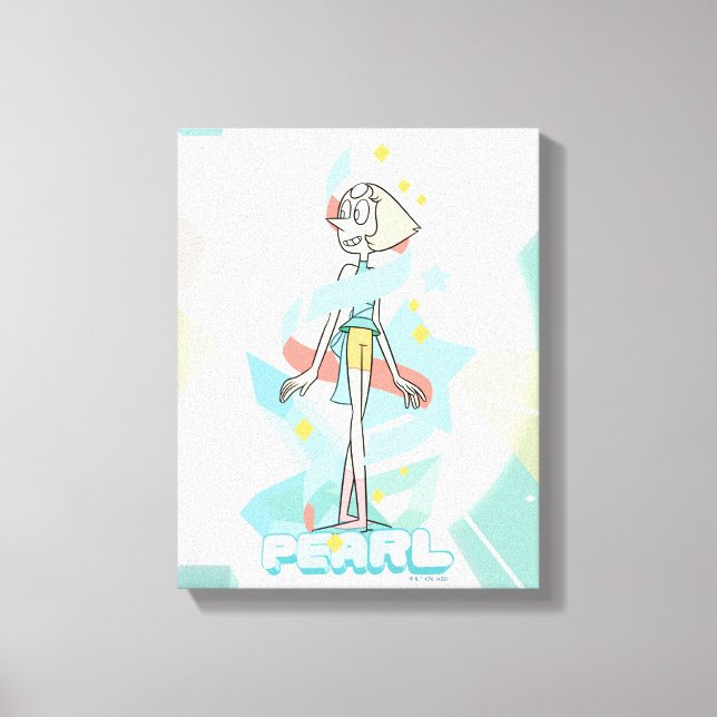 Steven Universe | Pearl Character Graphic Canvas Print (Front)