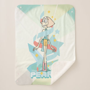 Steven Universe   Pearl Character Graphic Sherpa Blanket