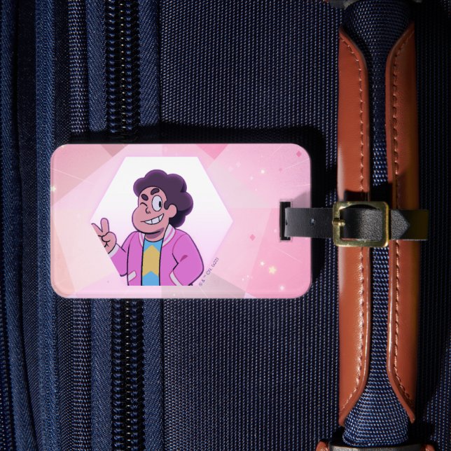 Steven Universe | Pink Diamond Portrait Luggage Tag (Front Insitu 4)
