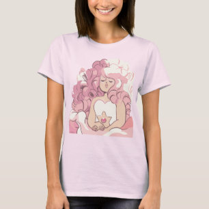 Steven Universe Rose Quartz Illustration T-Shirt