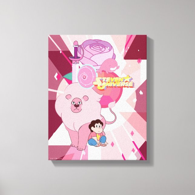 Steven Universe | Rose Quartz Legacy Canvas Print (Front)