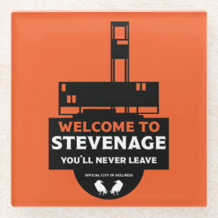 Stevenage Hertfordshire Glass Coaster