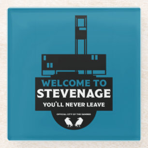 Stevenage Hertfordshire Glass Coaster