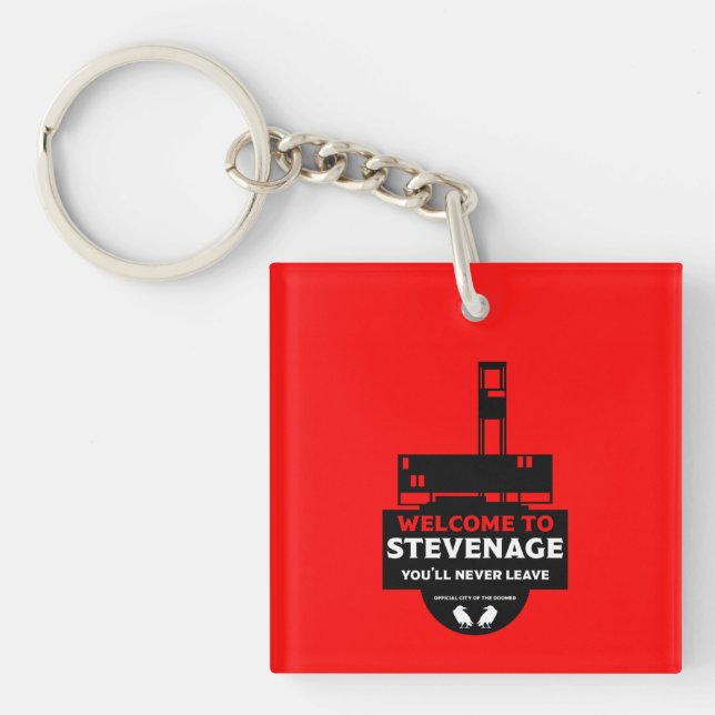 Stevenage Hertfordshire Key Ring (Front)