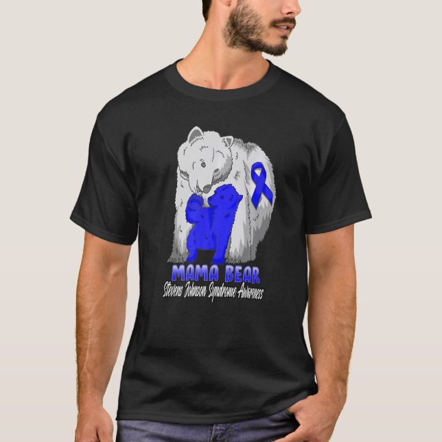 Stevens Johnson Syndrome Awareness Father Support  T-Shirt (Front)