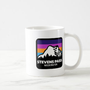 Stevens P Washington Mountain Skiing Snowboarding  Coffee Mug